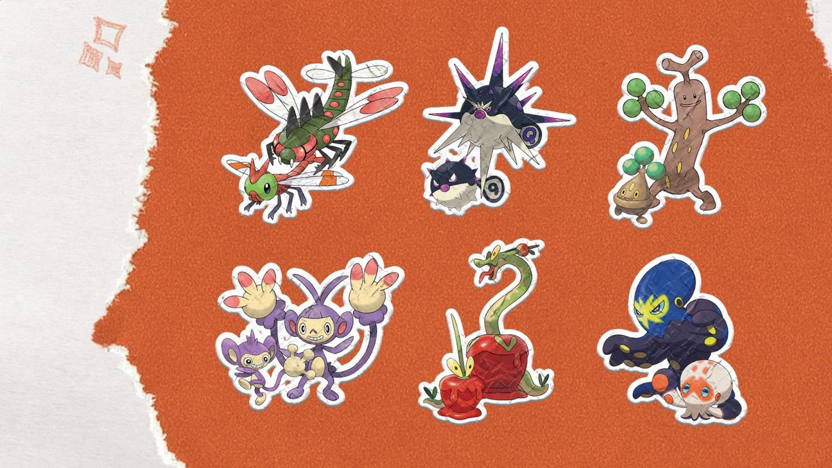 Alguns Pokémon que evoluem quando aprendem determinados movimentos.