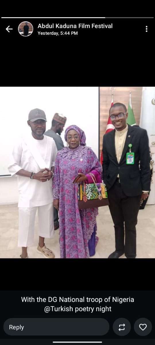 The artistic Director with the CEO kADIFF  Mr Israel and Mr Abdul