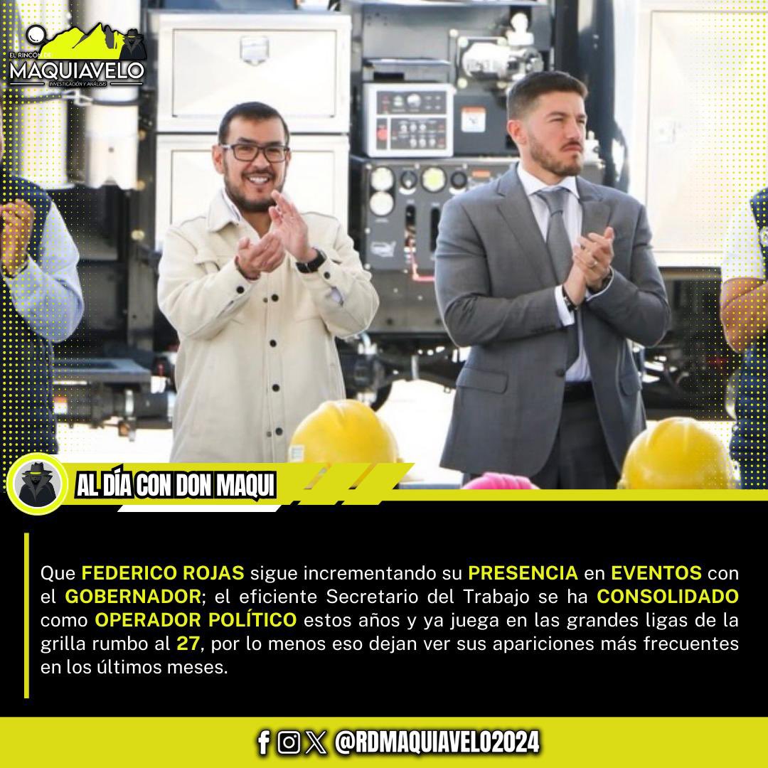 AL DÍA CON DON MAQUI
POR: YARESSI ORTEGA
09/02/2026

Federico Rojas (<a href="/federicorojasv/">Federico Rojas</a>) en su doble rol laboral y político
