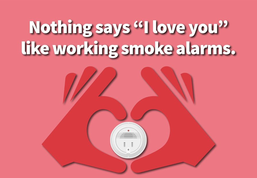 This #ValentinesDay keep your loved one safe. Making sure you have working smoke &amp; heat alarms could save your life. Test them weekly to make sure if fire does break out everyone in your home has time to get out safely.

Alarm info rb.gy/dy54of