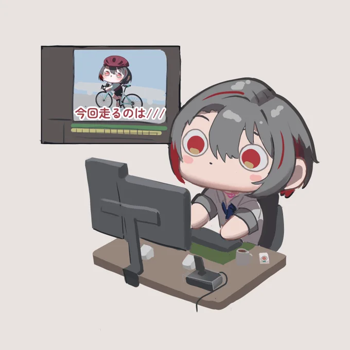 お待たせしました、今日のゐぶきです #月赴画廊