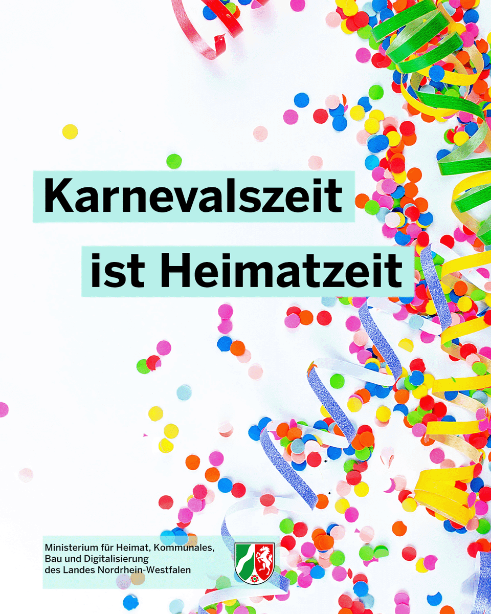 MHKBD_NRW's tweet image. 🎉Helau und Alaaf: #Karneval ist lebendiges Brauchtumund ein starkes Stück #Heimat in #NRW. Wir wünschen allen Jecken und Narren einen fröhlichen und friedlichen Straßenkarneval.