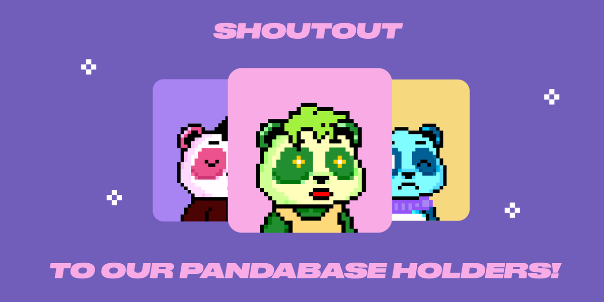PandaBase_NFT's tweet image. 🙌 Shoutout to our PandaBase Holders!

Your passion, ideas, and engagement fuel our growth.
Together, we're shaping digital art’s future, one panda at a time.
Let's keep making waves! 🌊🐼

#PandaBase