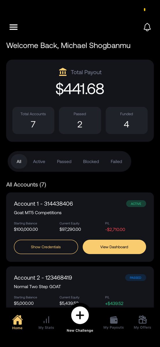 Can’t lie the <a href="/GoatFunded/">Goat Funded Trader</a> New Applications is fire 🔥🔥😤

Great Job from the team fr