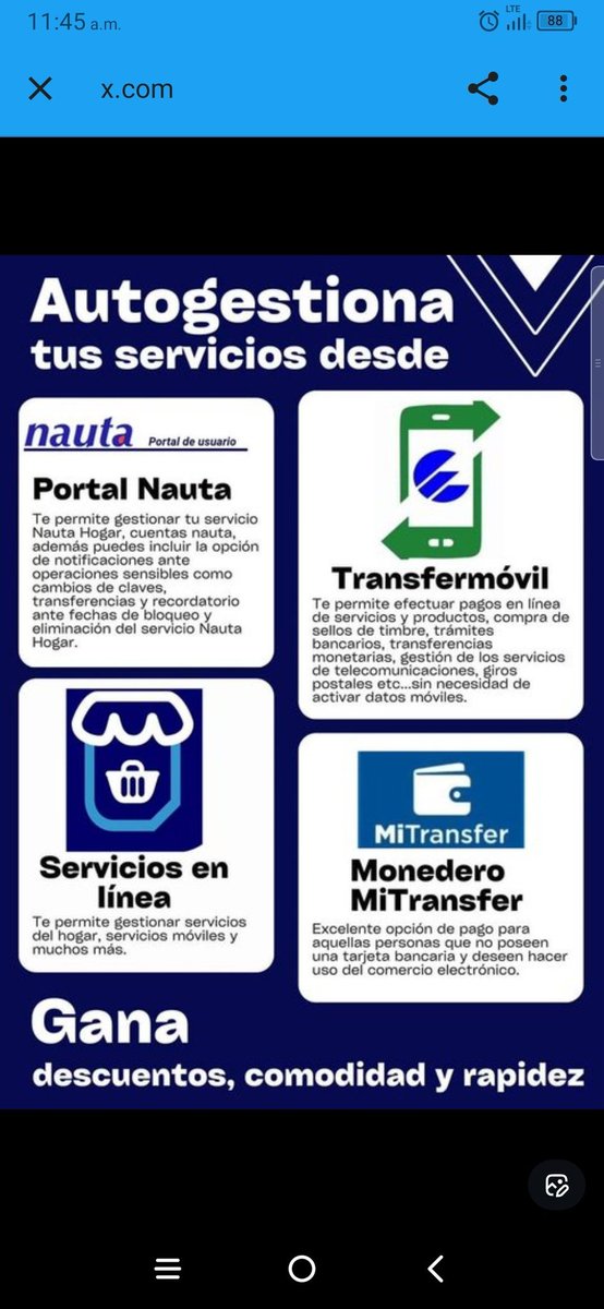 Autogestionar los servicios de #EtecsaTeAcompaña
