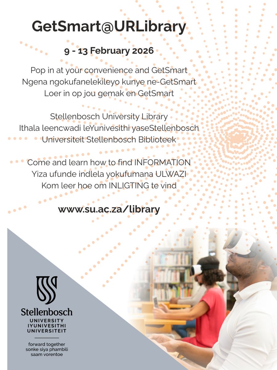 Stellenbosch University Library tweet media