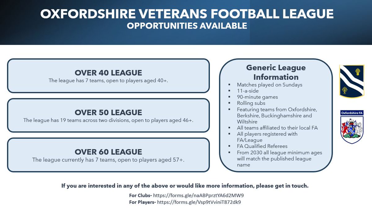 Oxfordshire Veterans Football tweet media