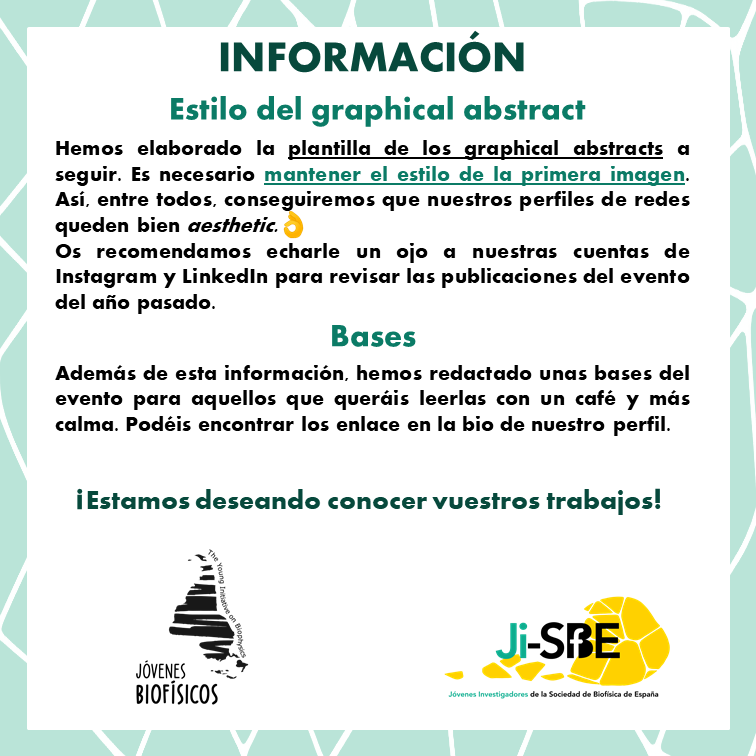 Jóvenes Investigadores SBE tweet media