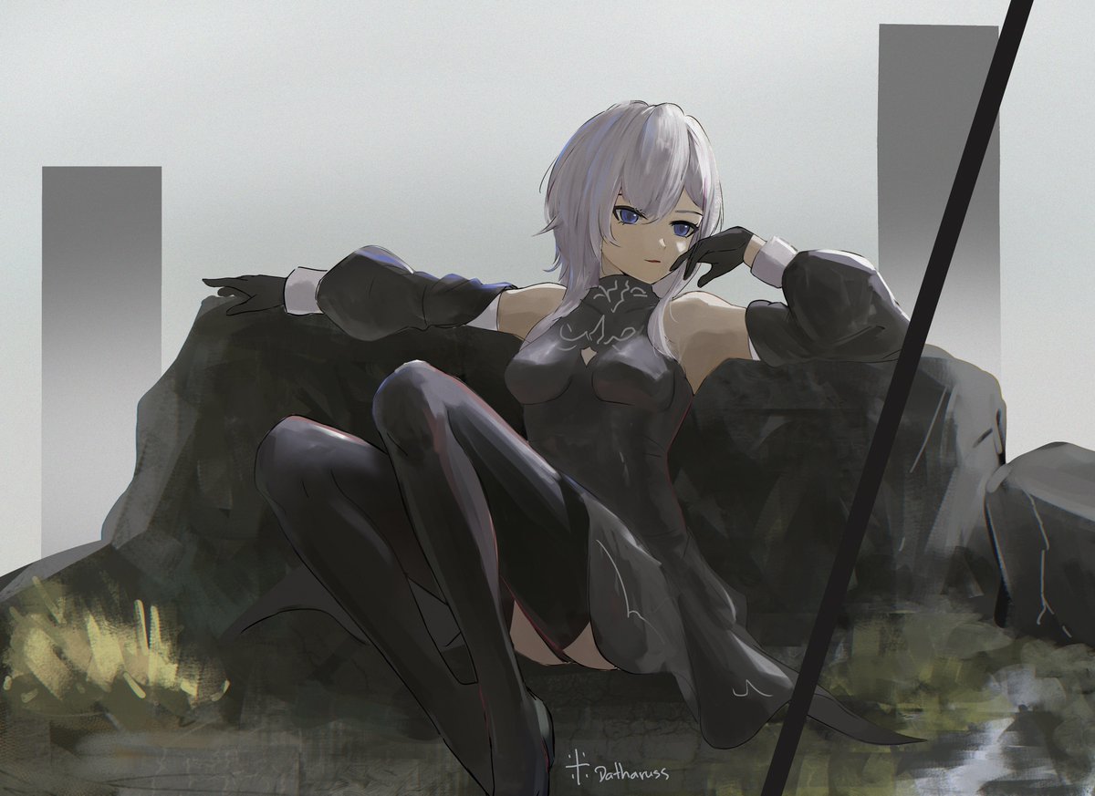datharuss's tweet image. 10H 

#NieRAutomata #NieR #NieRReplicant #2B #10H