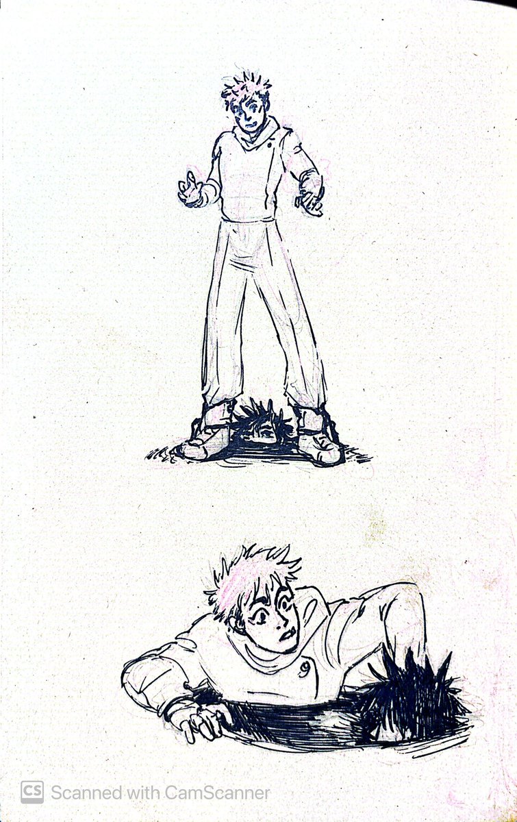 I know megumi would be a jerk and pull people into his shadows… I know it

In a way he’s playful