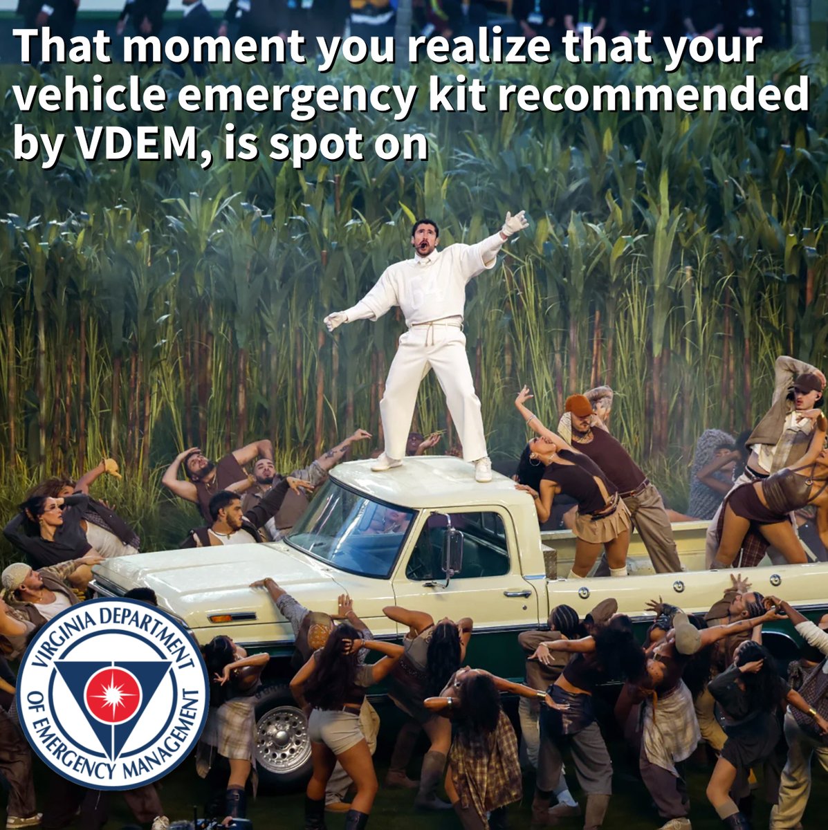 VDEM's tweet image. 😎🚗🚘🚙👍Don't Wait Until It's Too Late....Build you VEHICLE EMERGENCY KIT NOW So You'll ALWAYS BE PREPARED! 😎🚗🚘🚙👍

Visit: vaemergency.gov/prepare to learn more on staying prepared for any emergency

#VDEM #TheMoreYouKnow #BePrepared #weatherproofyourworld #BuildAkit