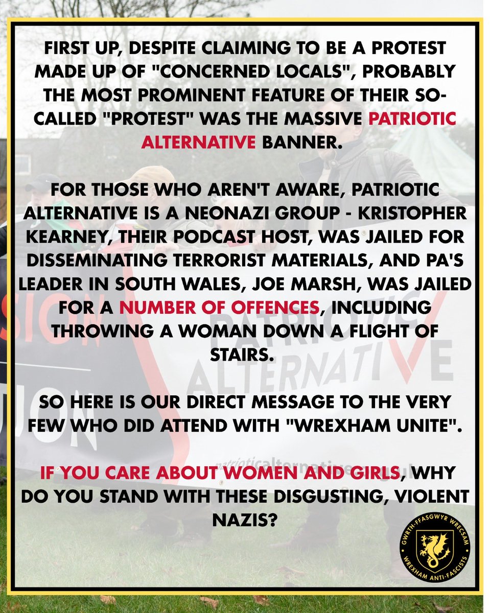 Wrexham Anti-Fascists tweet media