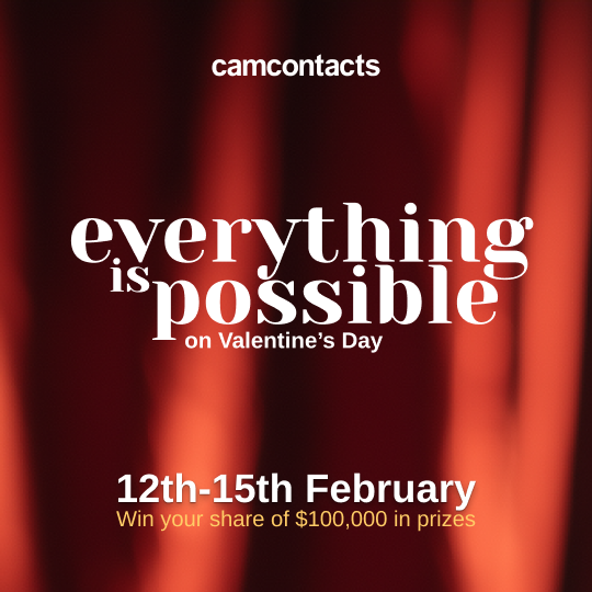 camcontacts's tweet photo. Are you ready for it? 👀

The countdown to our #ValentinesPromo is on.

And this year, everything is possible 😉

#CamContacts #ComingSoon #Promo #ValentinesDay https://t.co/ymixOW9WGi