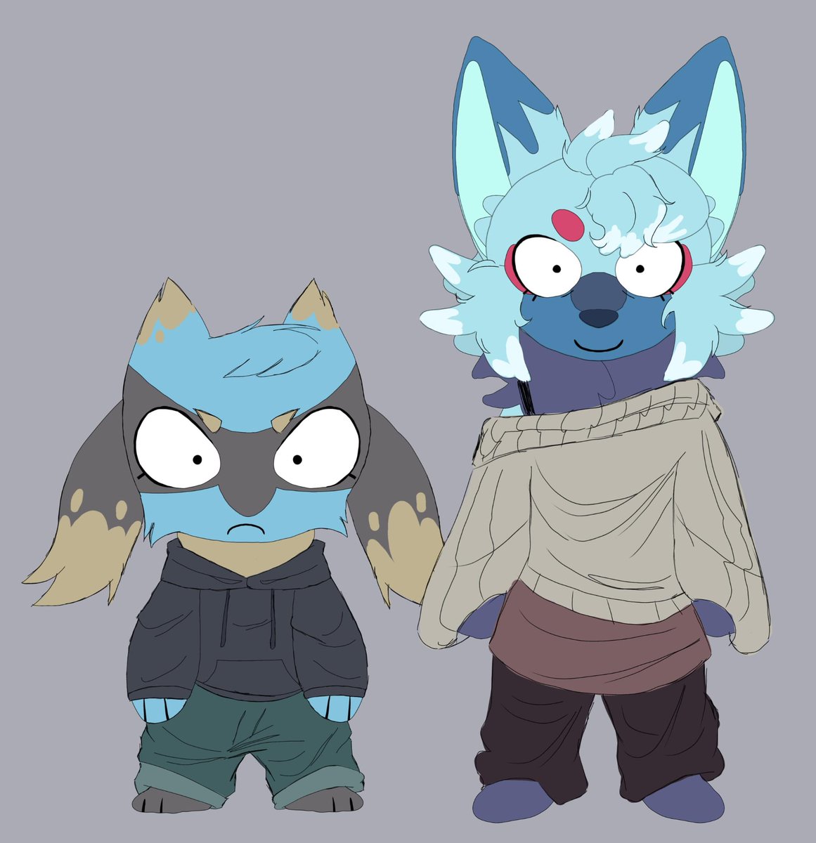 clovershideout's tweet image. im gonna get flamed so bad idk if yall like fakemon or not but uhmhmMaade this guy's parental figure a Taiyotsun because I'm mentally ill! 😂 #killme