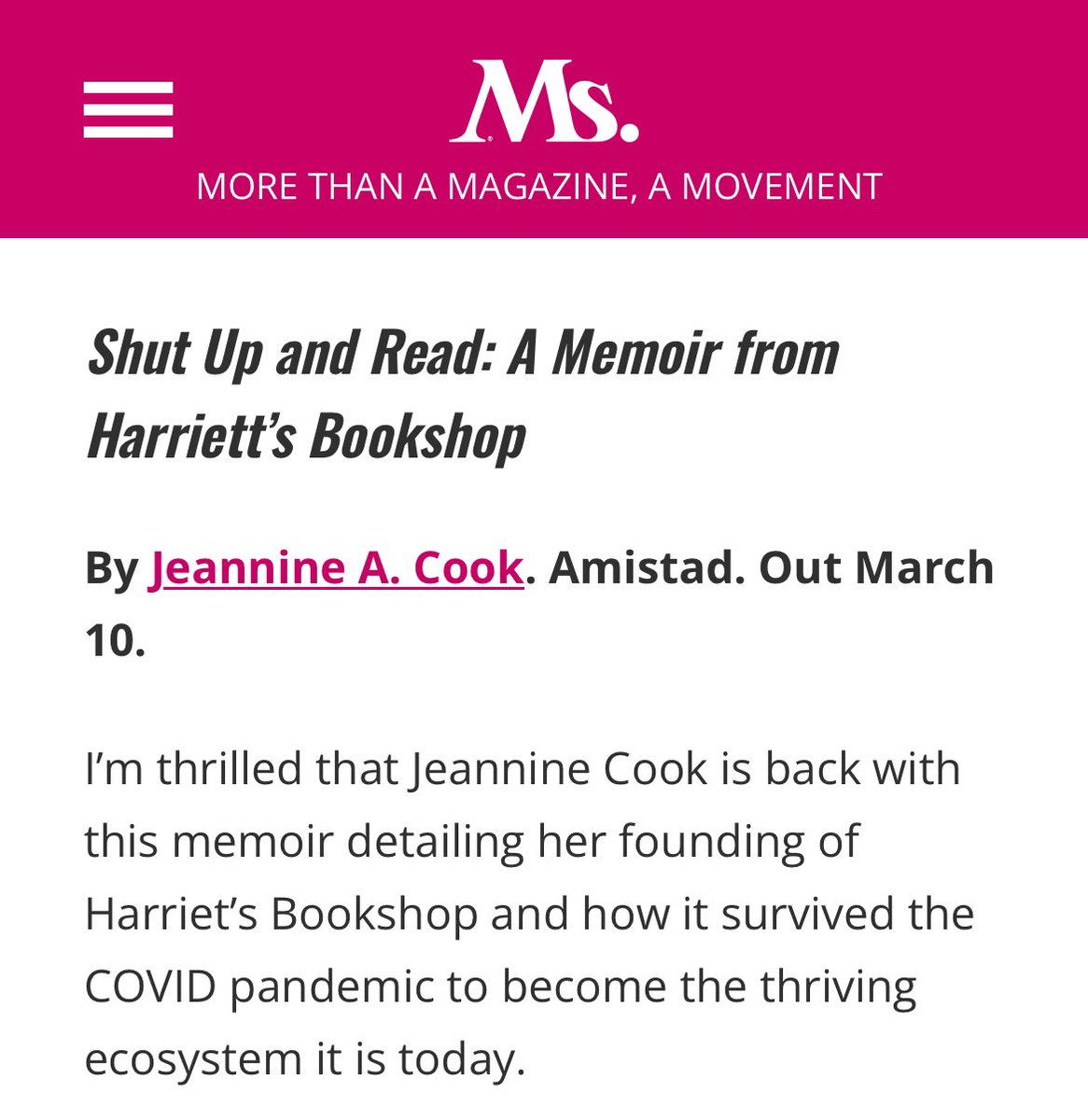 Jeannine A. Cook tweet media