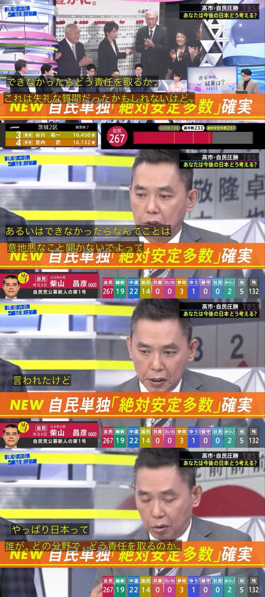 odo_69's tweet image. 高市さんに質問した太田さん、番組の最後に喋ってるところだけ観た