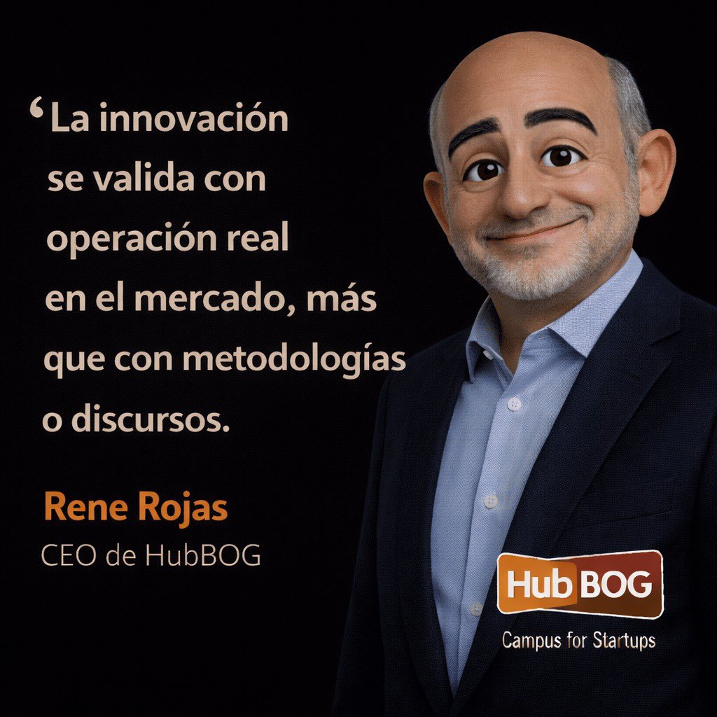 #FraseDelDía "La innovación se valida con operación real en el mercado, más que con metodologías o discursos.", Rene Rojas, CEO de HubBOG

Conoce más acerca de casos de éxito empresarial con Inteligencia Artificial, en los eventos de esta semana: hubbog.com/talleres-y-eve…