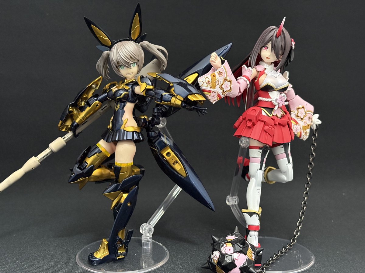 ツキルナとシュレミ これに塗装したミコルル並べたい #30ms