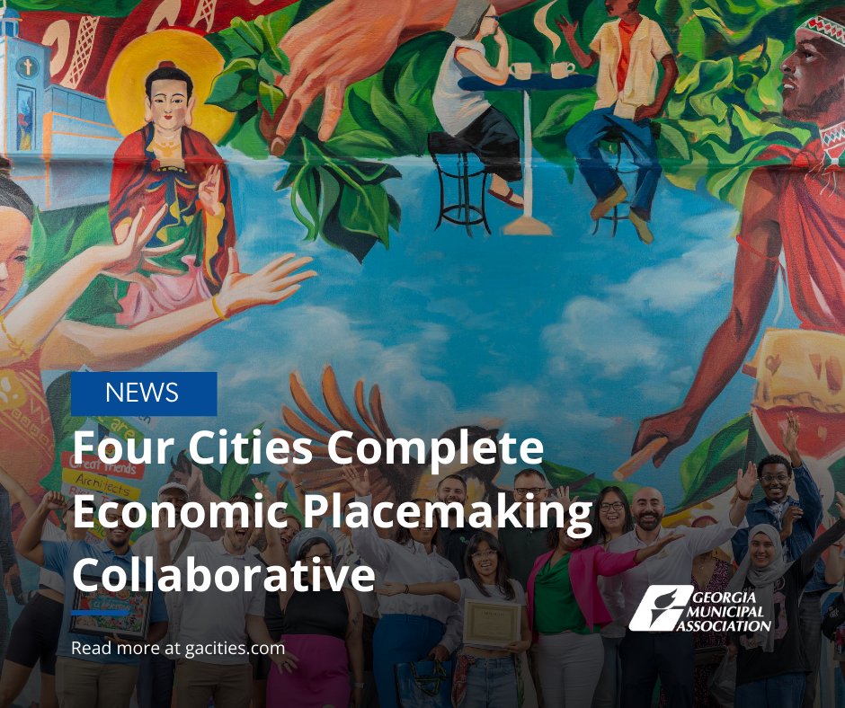 gacities's tweet image. Congratulations to cities of Clarkston, Perry, Union City &amp;amp; Warner Robins for completing GMA's Georgia Economic Placemaking Collaborative! These #GaCities are leading the way in community-driven downtown revitalization. gacities.com/articles/four-…
#EconomicDevelopment #Placemaking