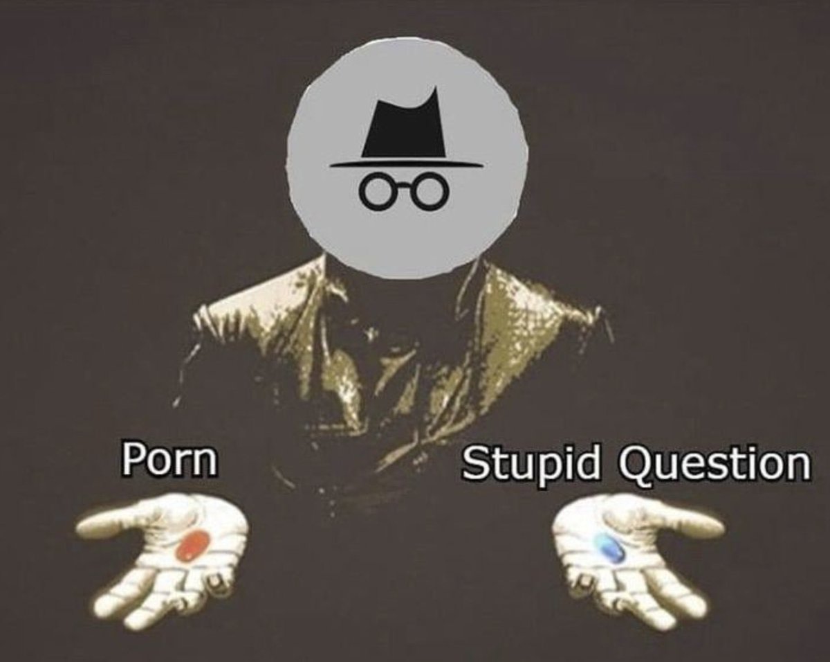 opening incognito mode be like