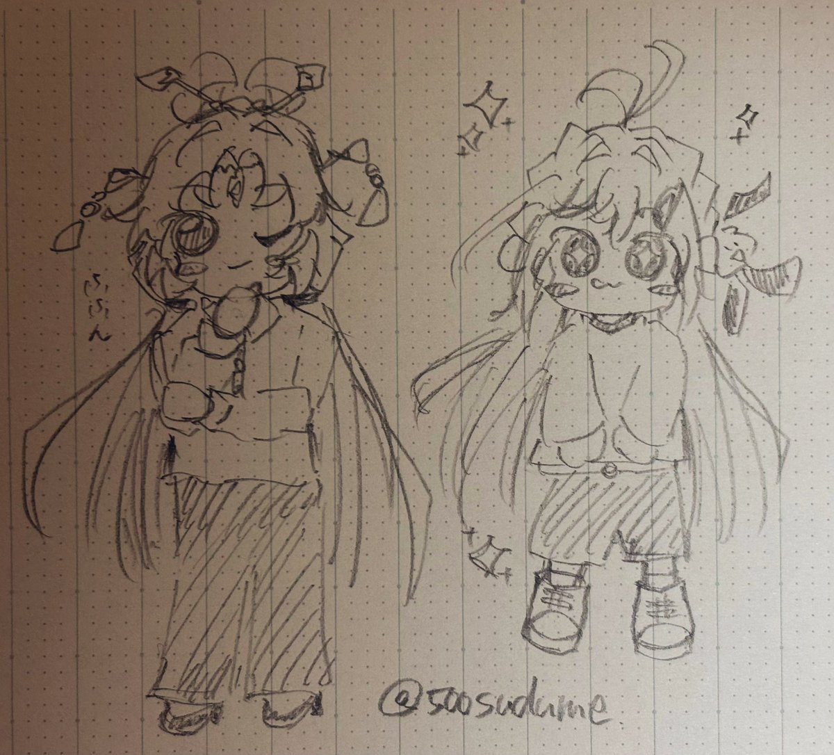 500sudume's tweet photo. #fuxuan #Qingque 
落書き。 https://t.co/CskimmaTO7