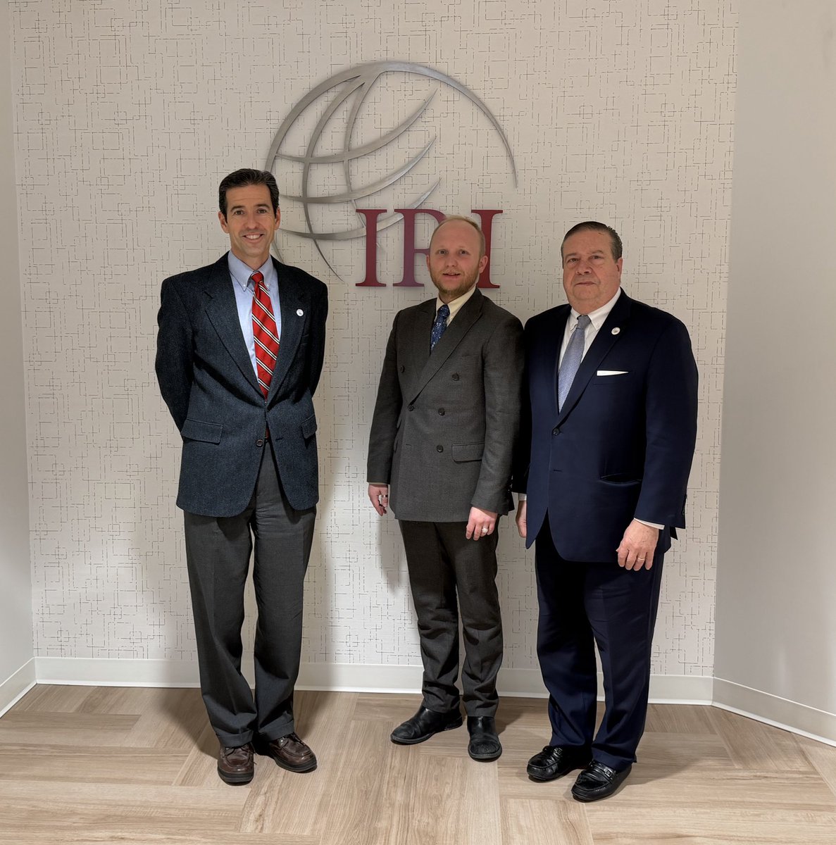 Dz_Kuchynski's tweet photo. Good meeting with @IRIglobal President @DCTwining and Director @stephennix in Washington DC last week. 

Discussed strategic priorities to advance freedom, democracy, and security in our region.

Grateful for the solid cooperation with @MarkDietzen and IRI’s office in Vilnius. https://t.co/vE7hybwdMR