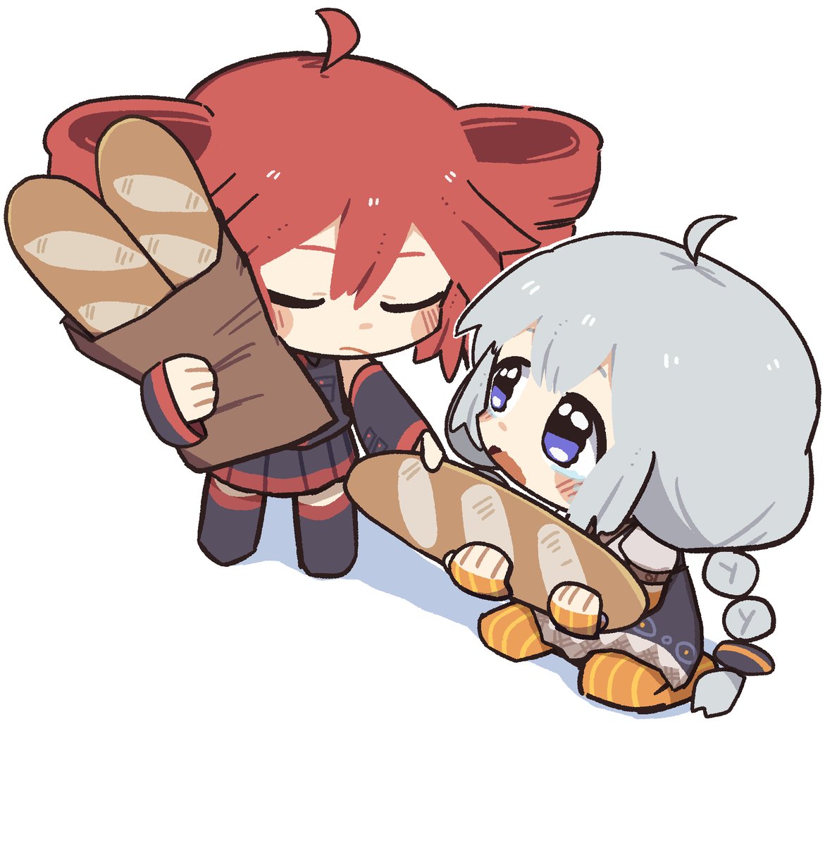 空腹のあかりちゃんにプレゼント