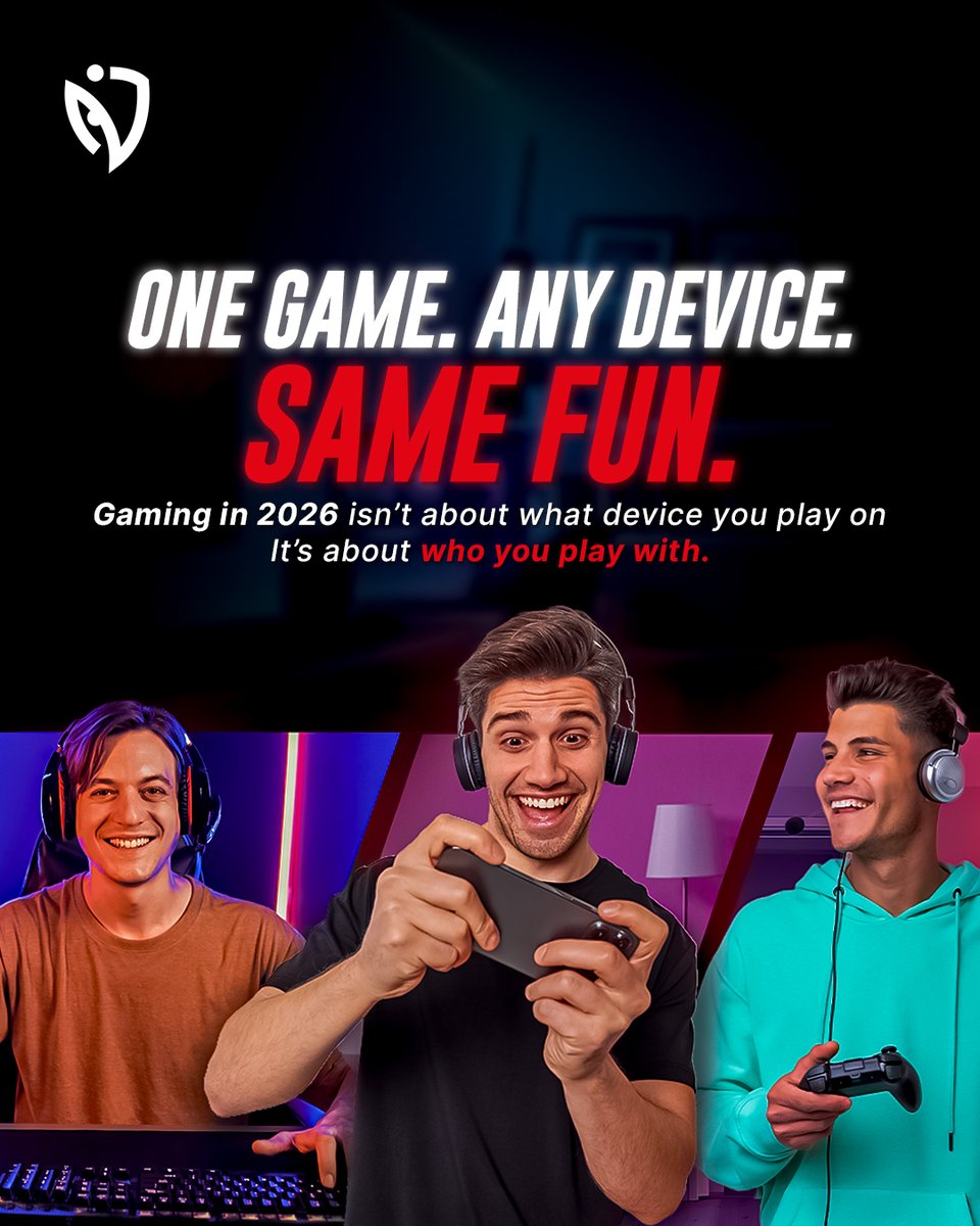 NasrEsports's tweet image. Different devices. Same lobby. 🎮
Gaming in 2026 isn’t about hardware —
it’s about who you queue with.
#Gaming #Gamers #CrossPlatform #GamingCommunity #Multiplayer #OnlineGaming #GameCulture #NextGenGaming
@NASR_Academy