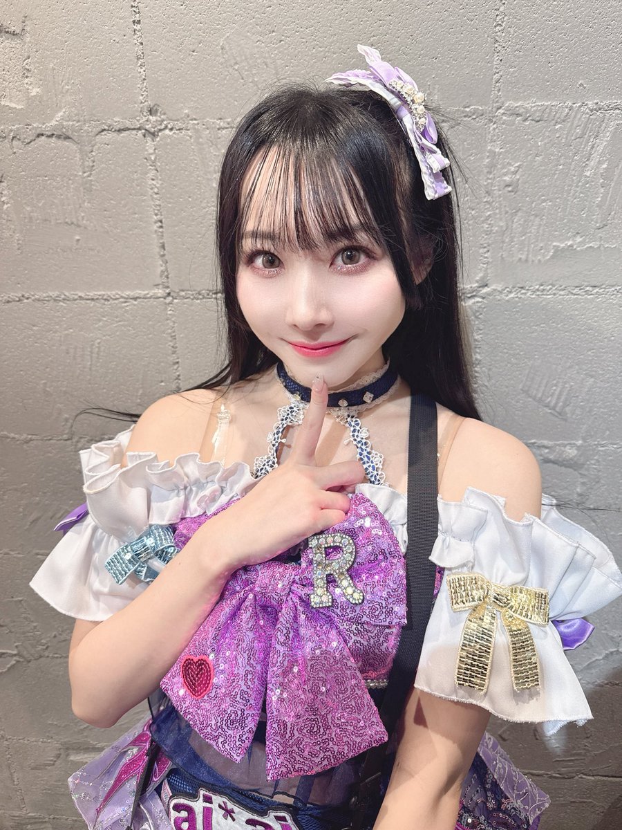 にくのひの #むらさきのるかちゃん💜🎀 じゃんけんでお肉ゲットしてて