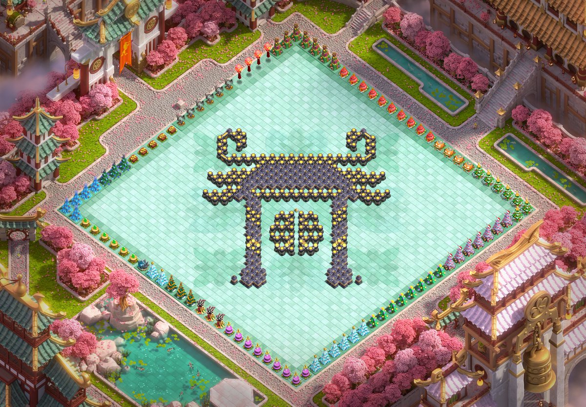 Via_Clash's tweet photo. To celebrate the in coming Chinese New Year,Herewith i share the artistic designs with chinese new year theme 🥳 #ClashOfClans 

🏮 Base Links 
https://t.co/gRNrdWdtGZ

https://t.co/dp4iDwOSPr

🏮 Other Links
https://t.co/c9fCWVbk3c

🏮 Request a Design
https://t.co/175CZnPPrR https://t.co/CxbG7bOXQ5