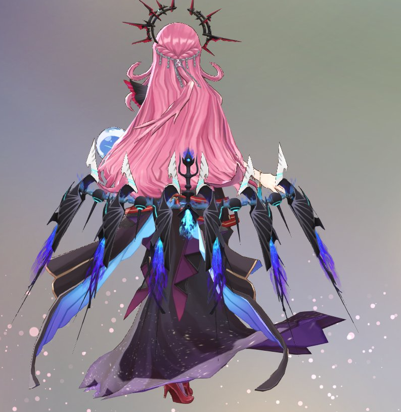 「大魔道士の後ろ姿シルエットすここ」|38式(さんぱちしき)のイラスト