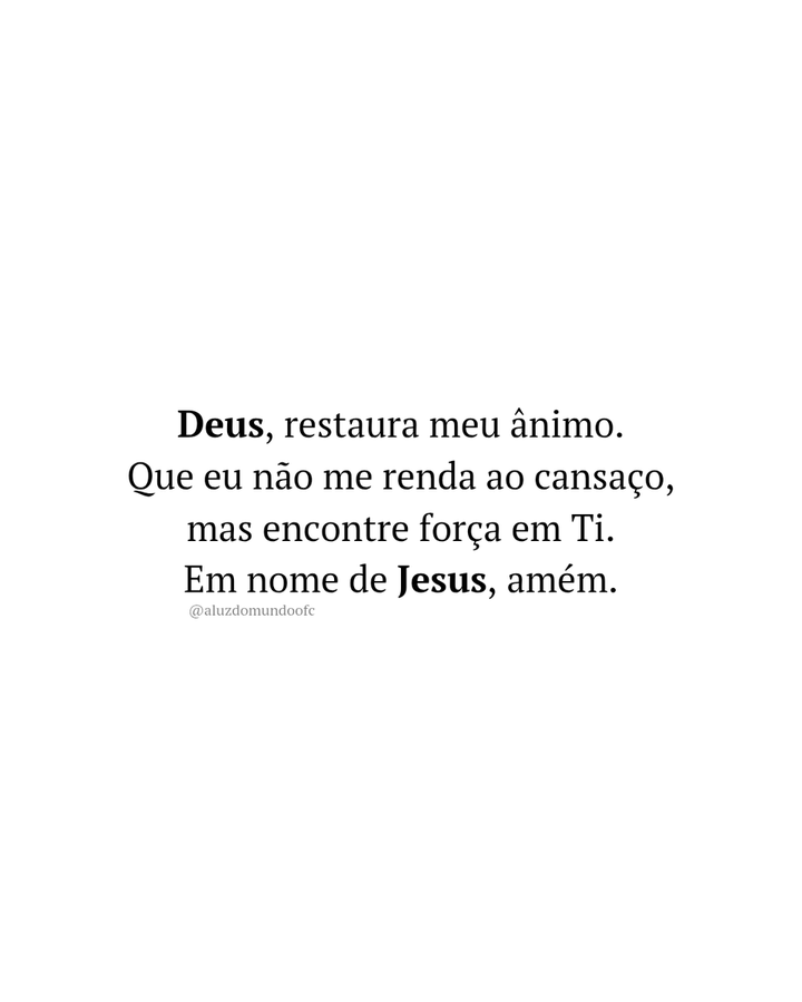 Digite: AMÉM!