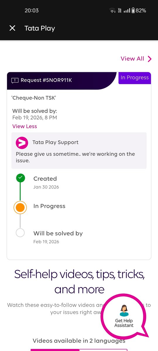 Anshul614's tweet photo. @TataPlayin It's been 10 days since I raised request to return the STB. Even your customer support is helpless and asks to wait for the call. Do the needful  ASAP. https://t.co/jHa2dpLMOJ