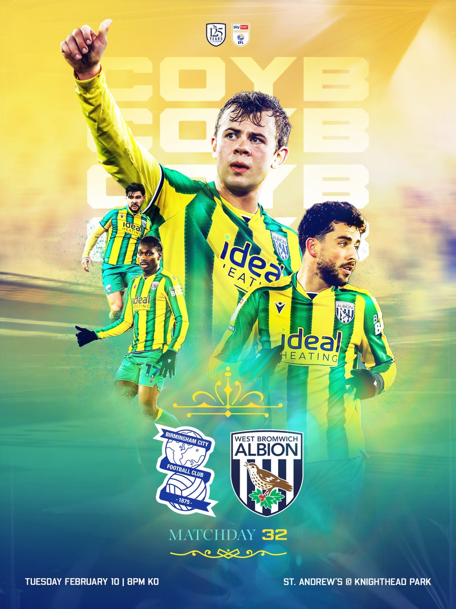 A short midweek journey in the <a href="/SkyBetChamp/">Sky Bet Championship</a>! 💚💛

𝐂𝐎𝐌𝐄 𝐎𝐍 𝐘𝐎𝐔 𝐁𝐀𝐆𝐆𝐈𝐄𝐒! 🫡