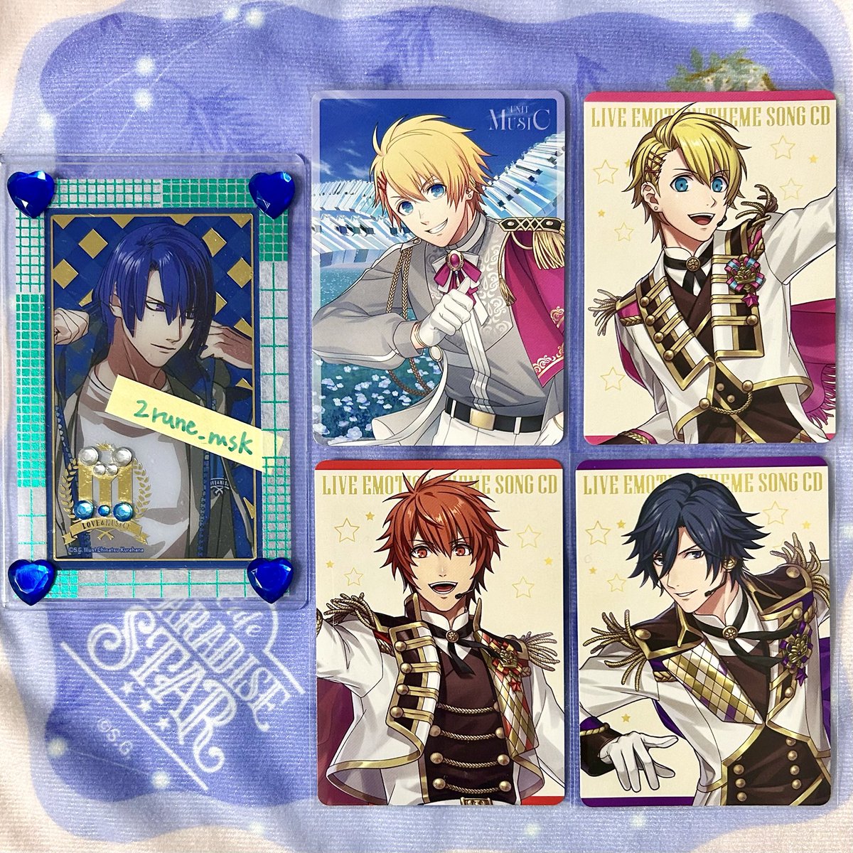 交換 】うたプリ CD 特典 メッセージカード メセカ 15th MUSIC 譲） 音