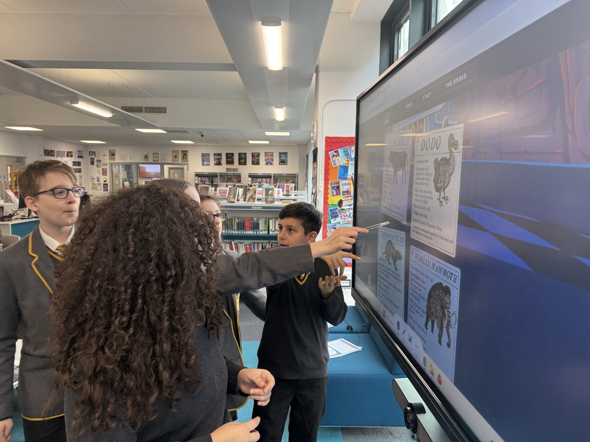 HawiLibrary's tweet photo. Christopher Edge will visit HAWI on Wednesday, March 4th. For this occasion, we had an exciting library lesson where students participated in the interactive Escape from the Escape Room. Students showcased great teamwork and problem-solving skills. We're eager to meet the author! https://t.co/BPhVFVDKT5
