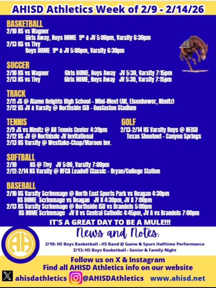 AHISD Athletics tweet media