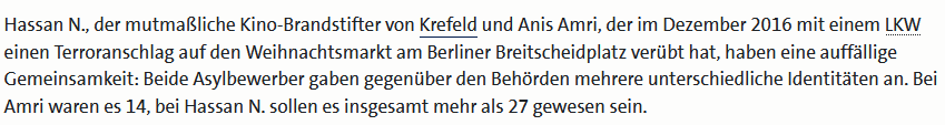du brauchst zwei jobs, damit 27 Identitäten gut und gerne hier leben können!