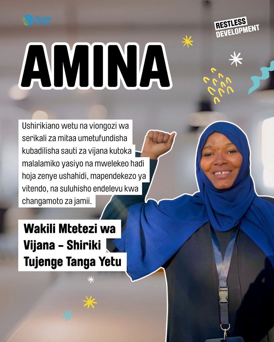 Restless Development Tanzania tweet media