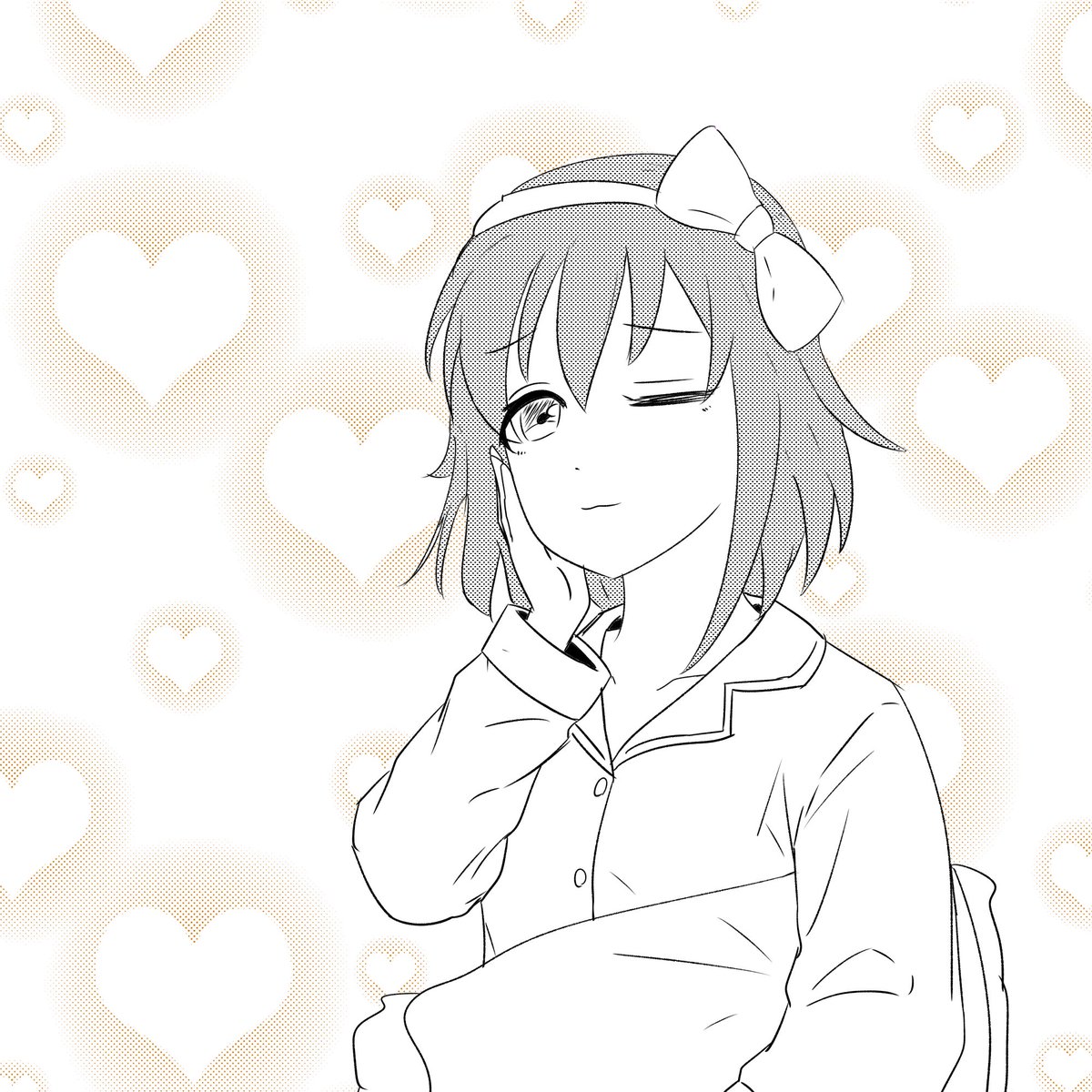 souvenir31km's tweet image. #デレマス版深夜の真剣お絵かき60分1本勝負
ねる前日菜子