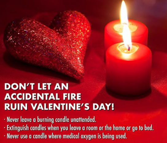 Keep candles clear of clothes, curtains, cushions, papers &amp; things that burn easily. Put them out when you leave the room, go to bed or go out.

Consider using battery operated candles. You get the same light effect without the risk from flames.

More: rb.gy/6yshz