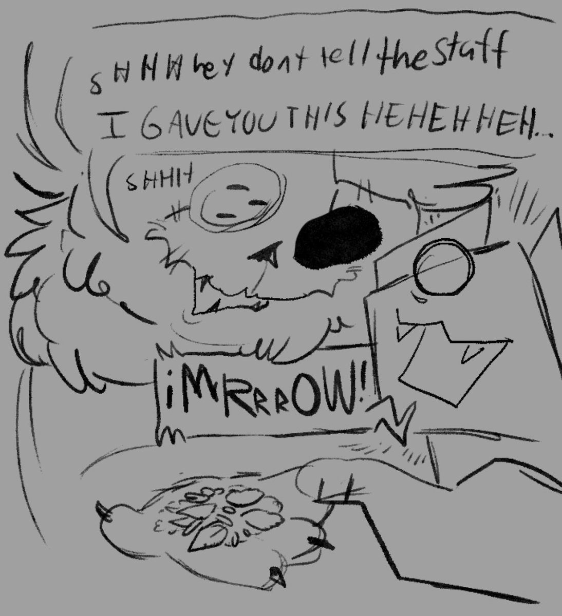 aibootwo's tweet image. Doodle suggestion from a buddy:  jevil and seam go to the color cat cafe. 

I love them….  let them make their chaos chaos in their own ways ways….