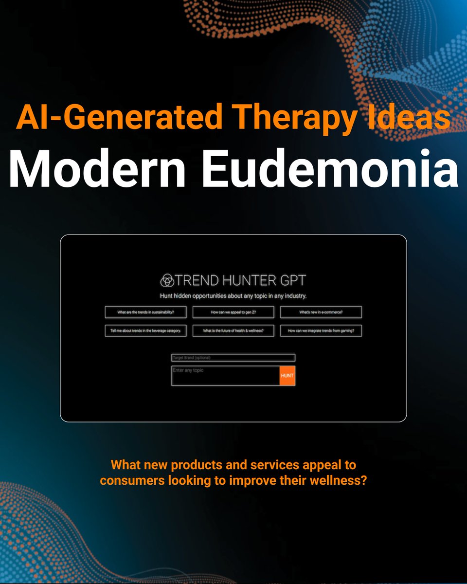 THGPT's tweet photo. What does modern eudemonia look like?

Think:
🔮 Tarot microservices
📦 Hybrid therapy bundles
🎧 Biofeedback pods

All AI-generated using #TrendHunterGPT.
Discover the wellness trends shaping tomorrow.
👉 https://t.co/CZ24nQ5M5P

#MentalHealthTech #AIforWellness https://t.co/I1SQSiuO3r