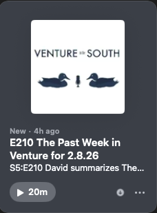 A lot happened over the past week in Venture. This week I talk about:
- Will AI replace SaaS?
- Is an AI transportation Agent in our future?
- Will States or the Feds prevail in AI regulation?
- Will Humanoid robots actually make money?
- Why is the Humanoid Hand Problem so hard?