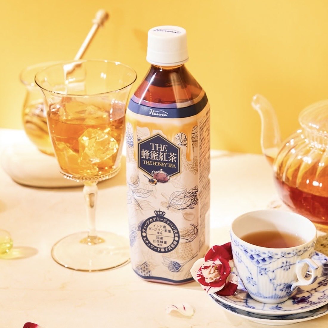 ハルナTHE蜂蜜紅茶リニューアルしました🍯
より紅茶の風味が味わえるよう味わいUP！
是非おためしあれ💛🐝