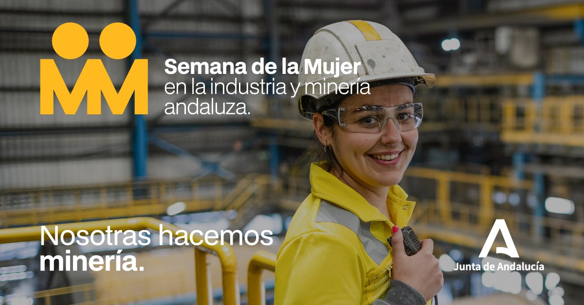 👷🏻‍♀️ La <a href="/AndaluciaJunta/">Junta de Andalucía</a> impulsa la II Semana de la Mujer en la Minería, del 9 al 13 de febrero, con más de 100 mujeres participantes.

Desde #Atalaya apoyamos esta iniciativa para visibilizar referentes femeninos del sector y seguir construyendo el futuro de la minería.🙌🏼