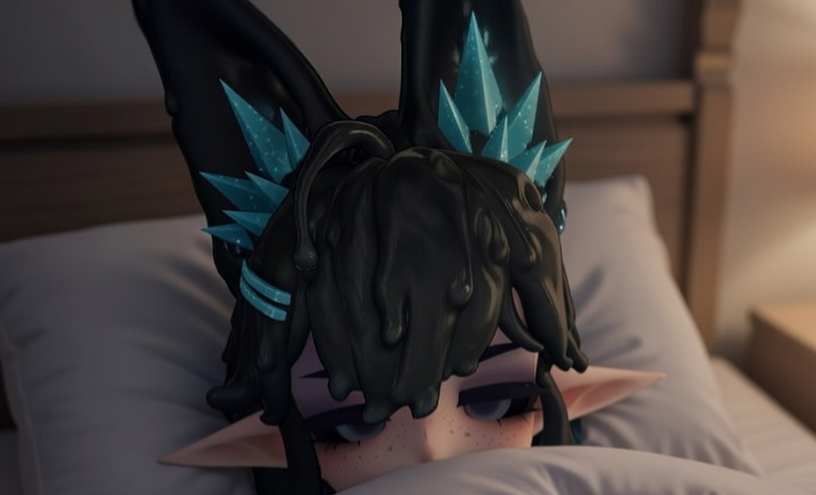 oozievoid's tweet photo. Sadly even as an eldritch slime you seem to be not immune to getting sick, sorry for being quiet! https://t.co/FuYNaeTYix