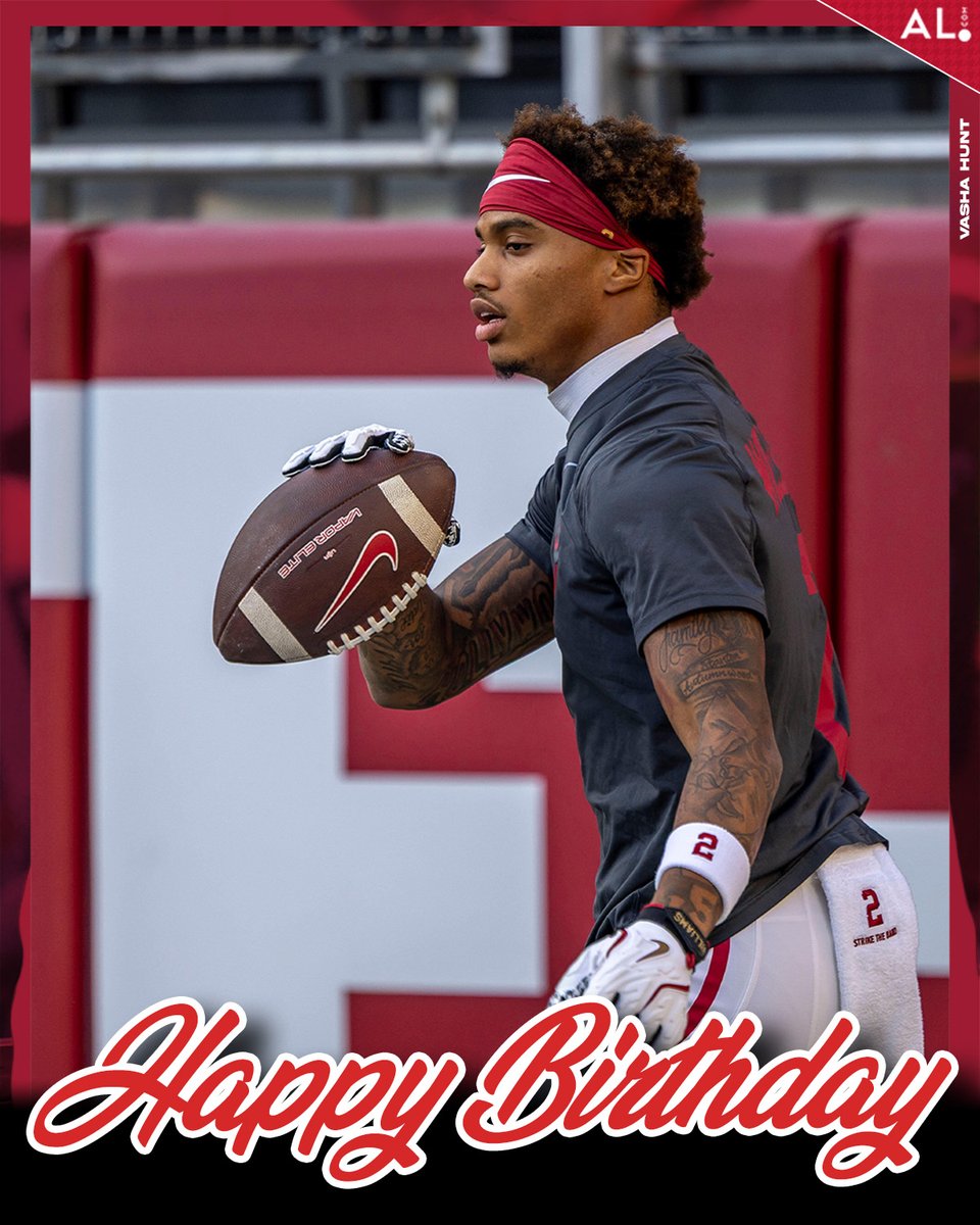 Happy birthday to Alabama wide receiver Ryan Williams!