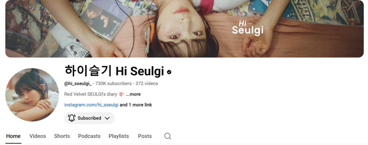 Seulgi's YouTube channel, Hi Seulgi is currently at 700k subscribers! Let's get her to 1M soon 🔥

Subscribe here:
youtube.com/@hi_sseulgi_

ALWAYS WITH SEULGI
#우린_슬기의_사랑을_믿어
#BetterDayzWithSeulgi

#슬기 #SEULGI #RedVelvet