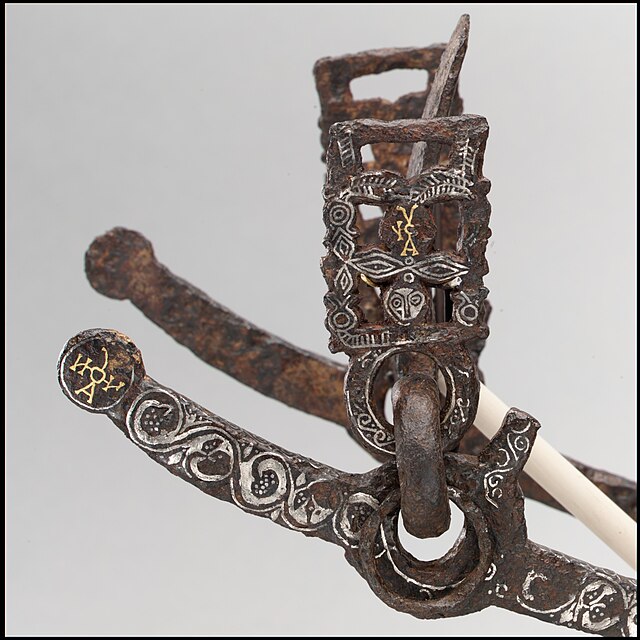 Visigothic or Byzantine; Bit; Metalwork-Iron